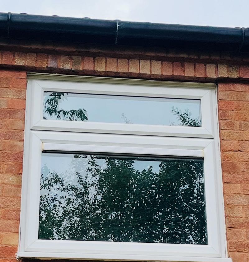 Clean window and frame after cleaning